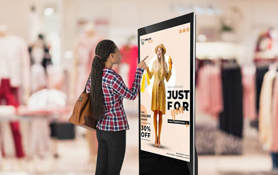 Advanced Touch Clarity with Floor-Standing Kiosks