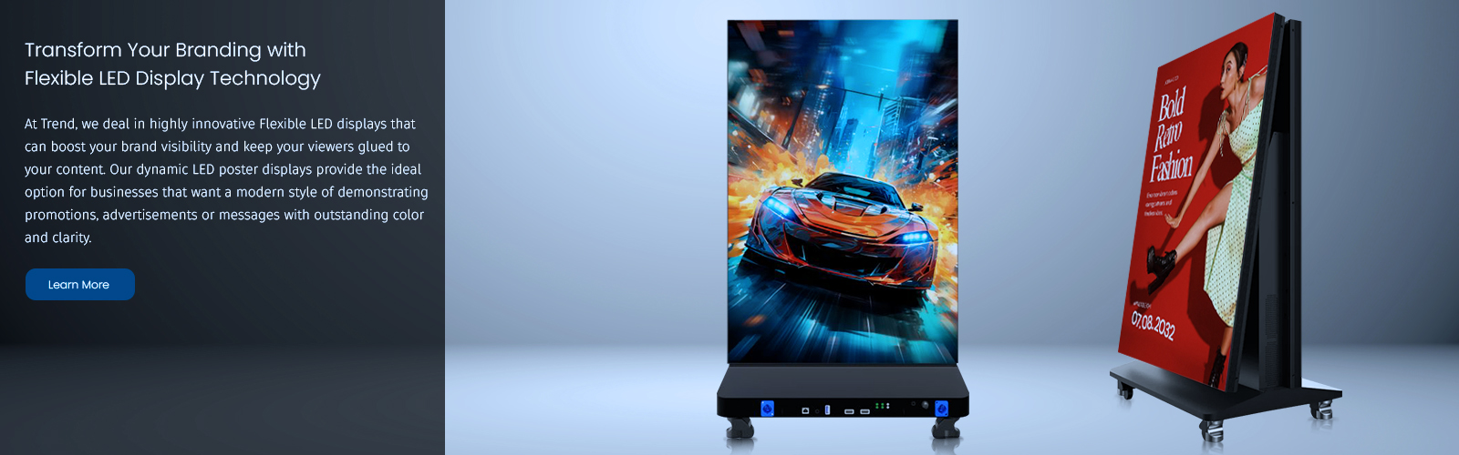 Flexible LED Poster Display