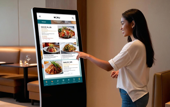 Precision Touch Interaction with Floor-Standing Kiosks