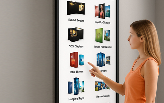 Precision Writing on Digital Signage Displays