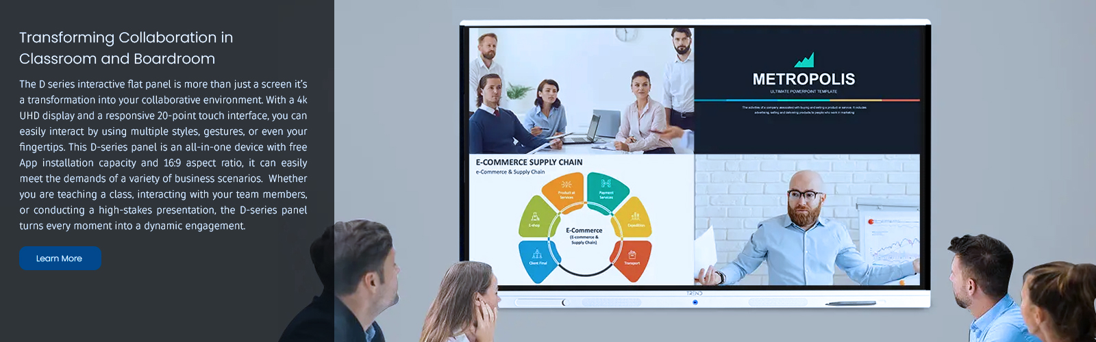 Interactive Flat Panel D-LED