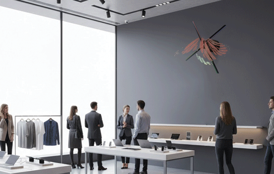 Revolutionize Retail Experiences with a 3D Holographic Display