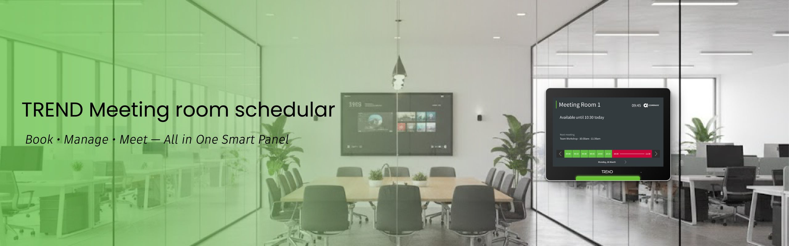 Meeting room scheduler