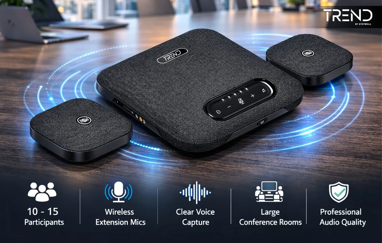 Flexible Wireless Microphones for Inclusive Collaboration