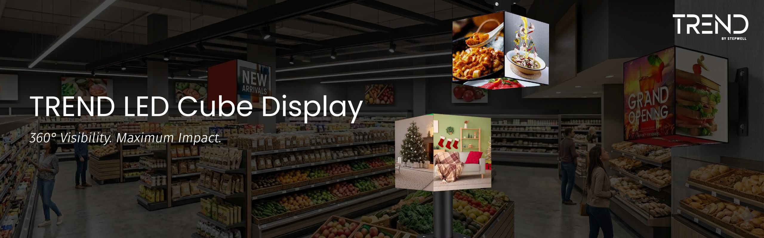 LED Cube Display by TREND