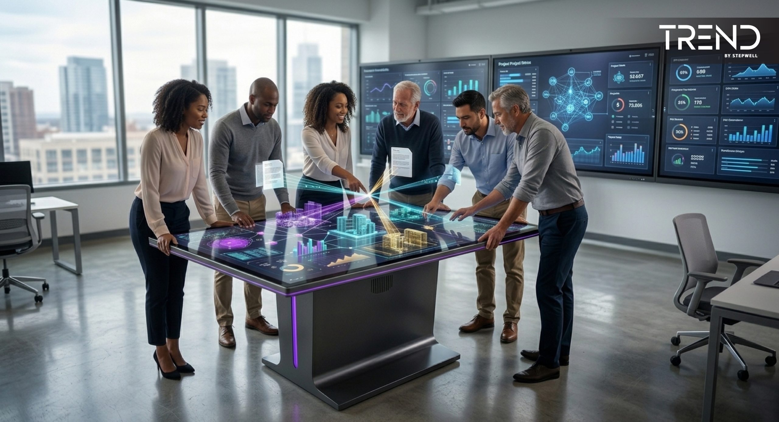 interactive touch table for collaboration